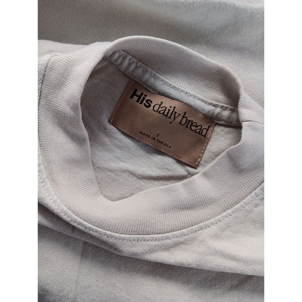 His Daily Bread Tee NWOT 3 Year Unisex Crew Shirt